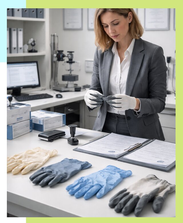 Сертификация перчаток в Комсомольске-на-Амуре от 8673 р. | Алешин-Кмс