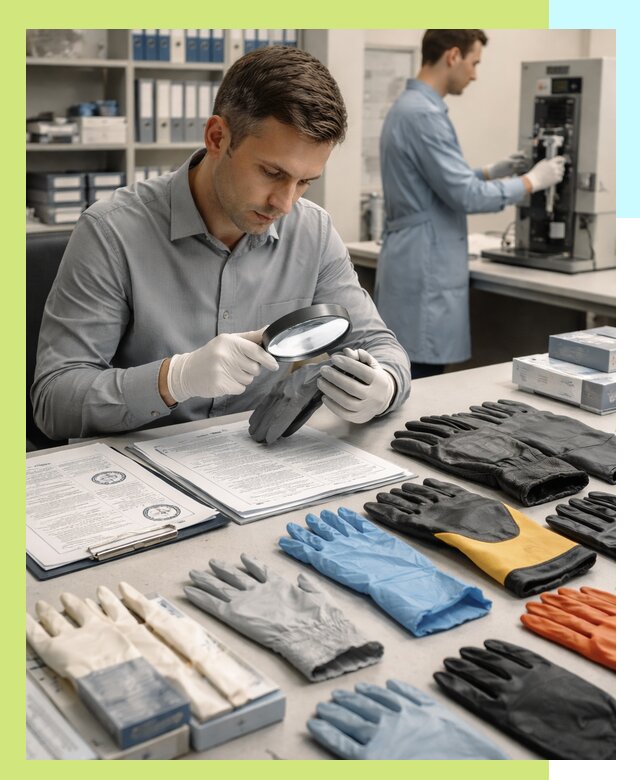 Сертификация перчаток и средств защиты продукции в Комсомольске-на-Амуре