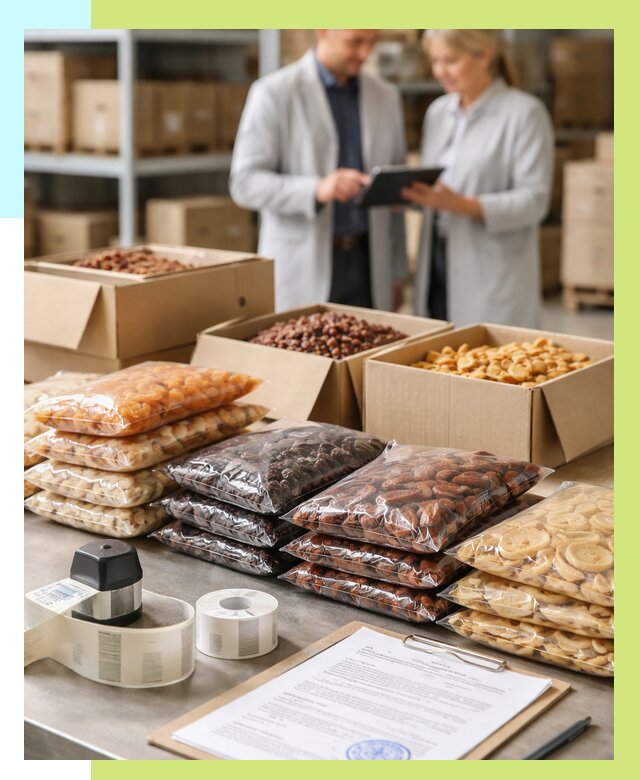 Сертификация сухофруктов в Комсомольске-на-Амуре от 12245 р. | Алешин-Кмс под ключ