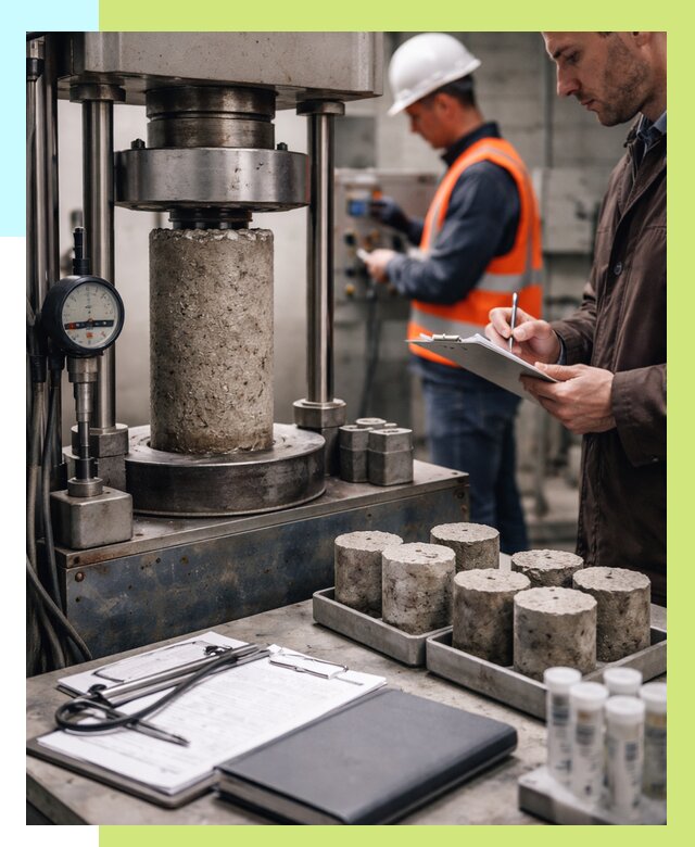 Сертификация бетона в Комсомольске-на-Амуре от 30612 р. сертификат | Алешин-Кмс