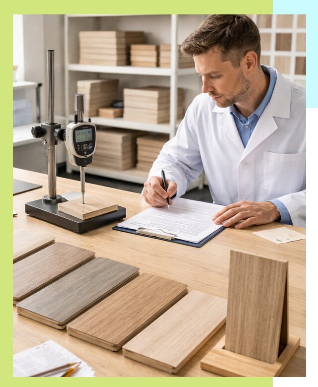 Сертификация ламината с испытаниями и оформлением документов в Комсомольске-на-Амуре