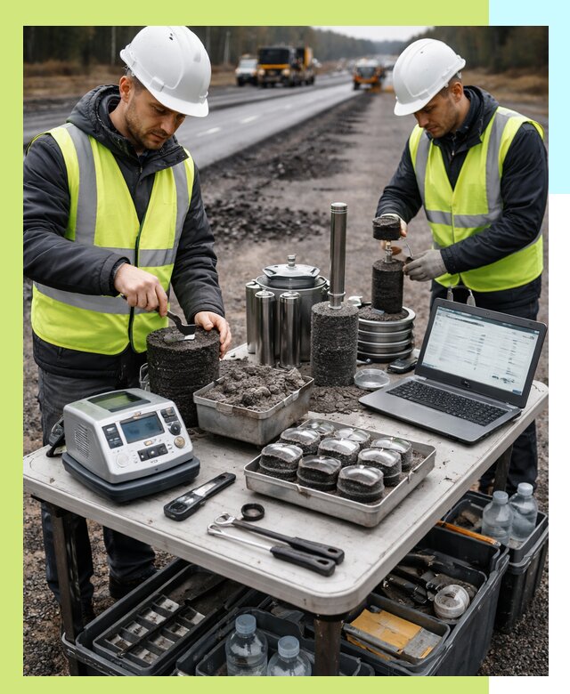 Сертификация асфальта: испытания и подтверждение в Комсомольске-на-Амуре