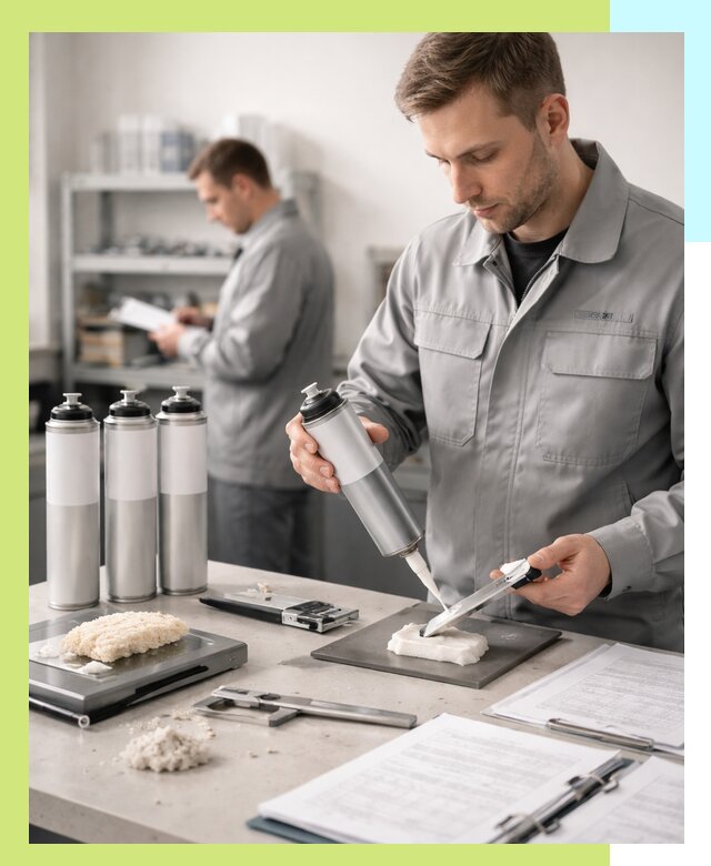 Сертификация монтажной пены и соответствие стандартам в Комсомольске-на-Амуре