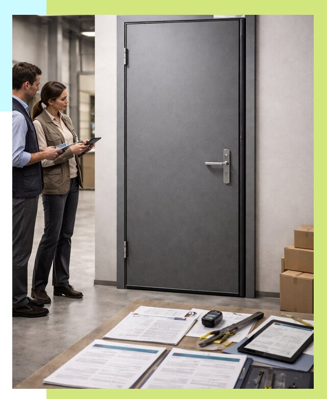 Сертификация противопожарных дверей в Комсомольске-на-Амуре от 9184 р. | Алешин-Кмс