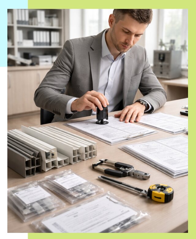 Сертификация ПВХ продукции в Комсомольске-на-Амуре от 8673 р., Алешин-Кмс