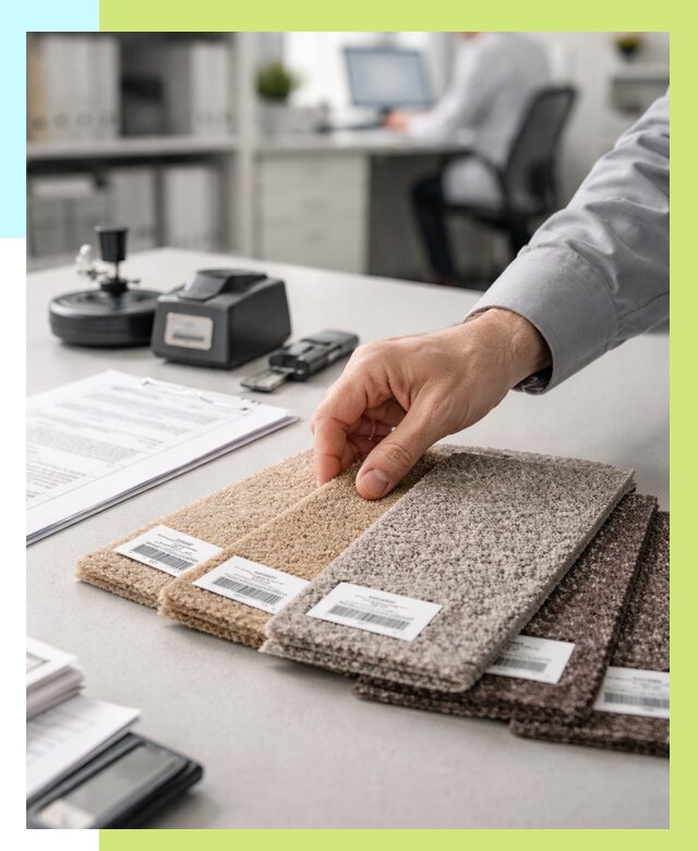 Сертификация ковролина в Комсомольске-на-Амуре от 15306 р., Алешин-Кмс