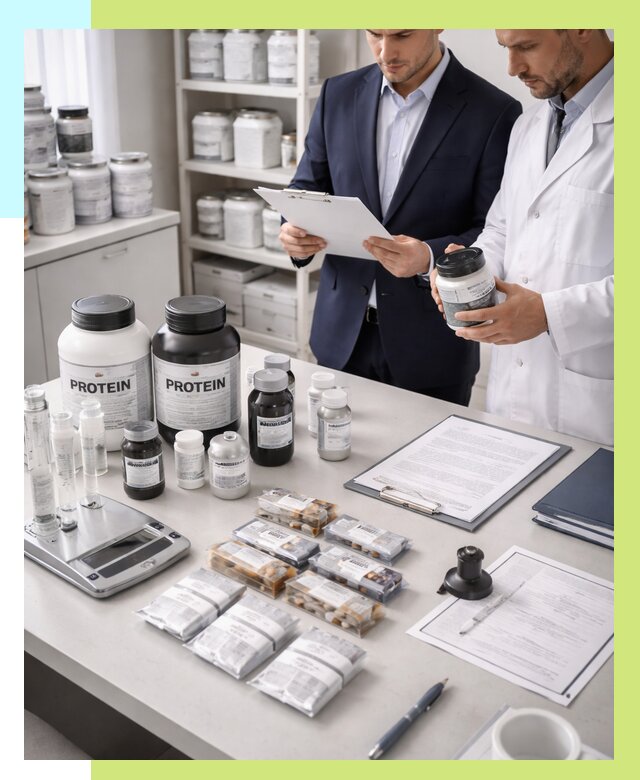 Сертификация спортивного питания в Комсомольске-на-Амуре от 15306 р., Алешин-Кмс