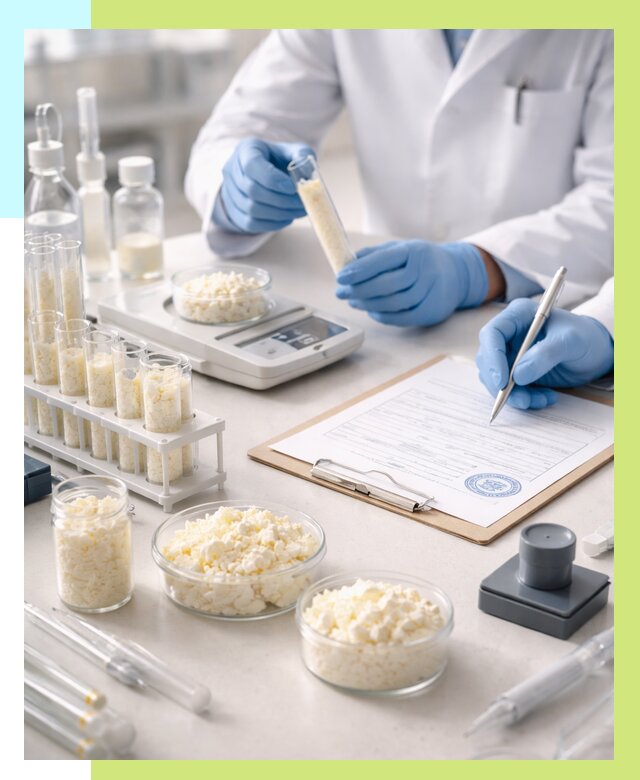Сертификация творога в Комсомольске-на-Амуре от 12245 р. под ключ | Алешин-Кмс