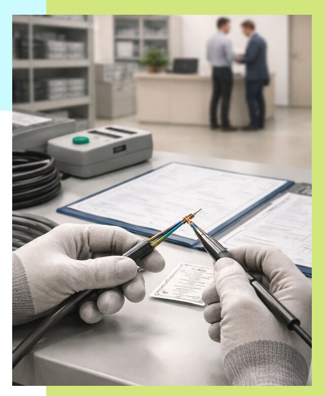 Сертификация провода в Комсомольске-на-Амуре от 18367 р. в Алешин-Кмс