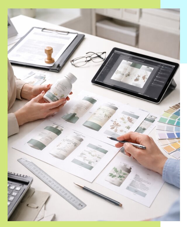 Профессиональная разработка дизайна и текста этикетки продукции в Комсомольске-на-Амуре