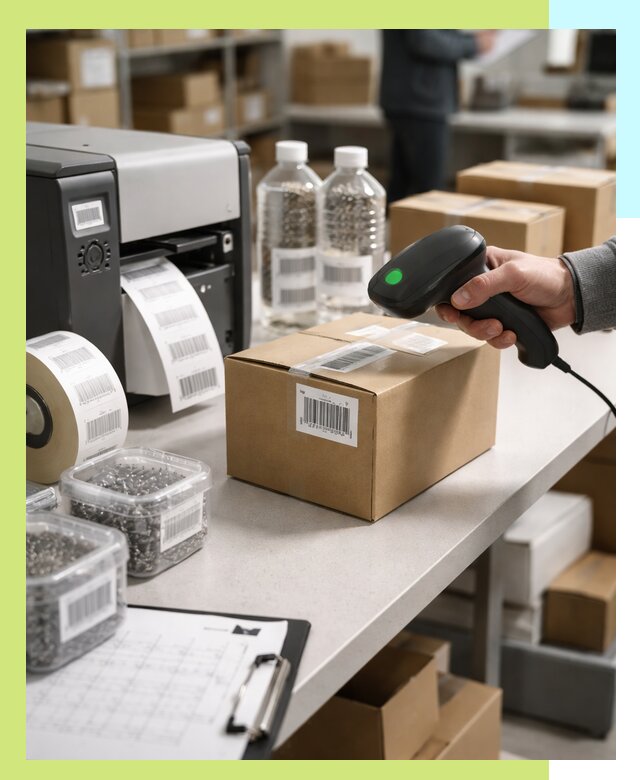 Штрихкодирование продукции и маркировка для продажи в Комсомольске-на-Амуре