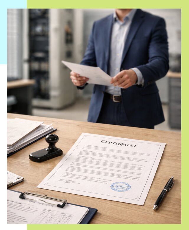 Сертификат на оборудование в Комсомольске-на-Амуре от 15306 р. | Алешин-Кмс