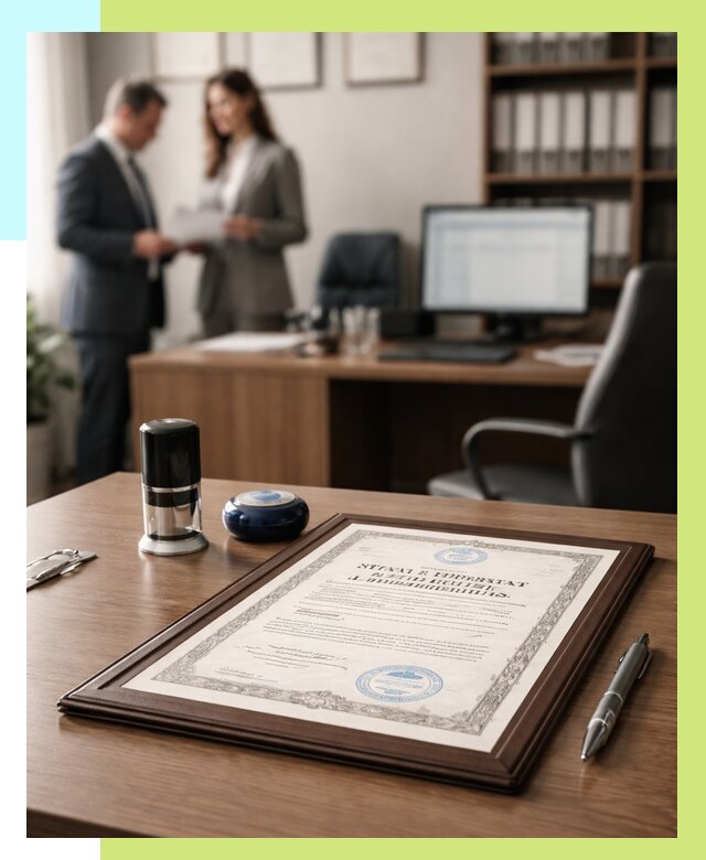 Свидетельство о регистрации продукции в Комсомольске-на-Амуре от 9184 р.|Алешин-Кмс