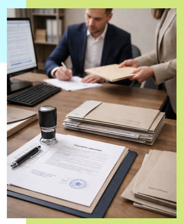 Отказное письмо для таможни в Комсомольске-на-Амуре от 3061 р, Алешин-Кмс