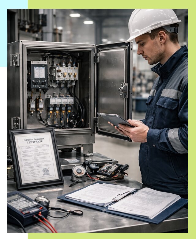 Сертификат взрывозащиты в Комсомольске-на-Амуре от 45918 р. | Алешин-Кмс