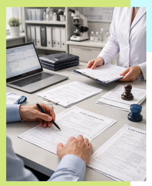 Оформление сертификата GMP в Комсомольске-на-Амуре для фармпроизводства