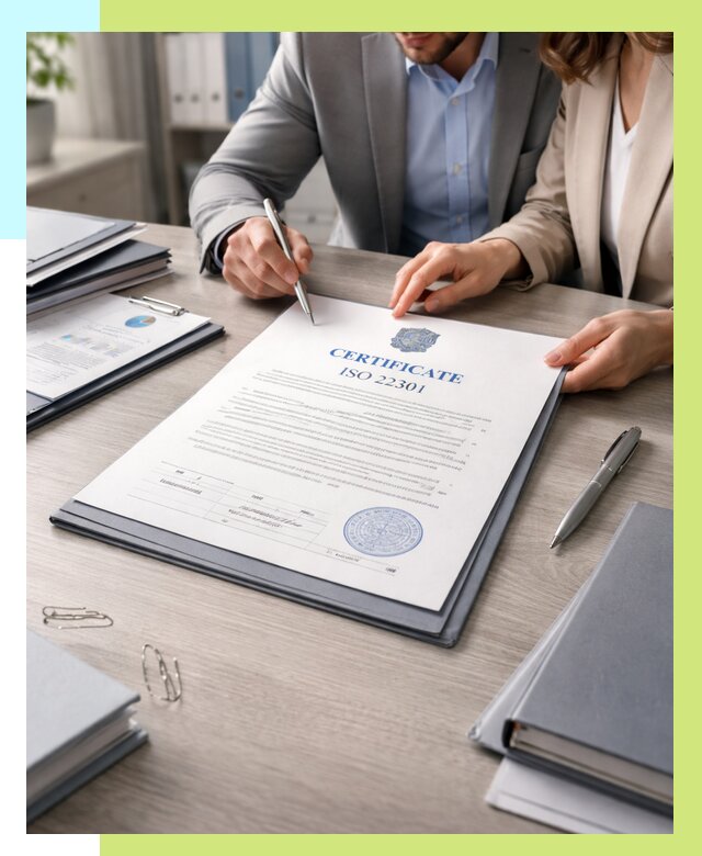Сертификат ISO 22301 в Комсомольске-на-Амуре от 45918 р. | Алешин-Кмс срочно