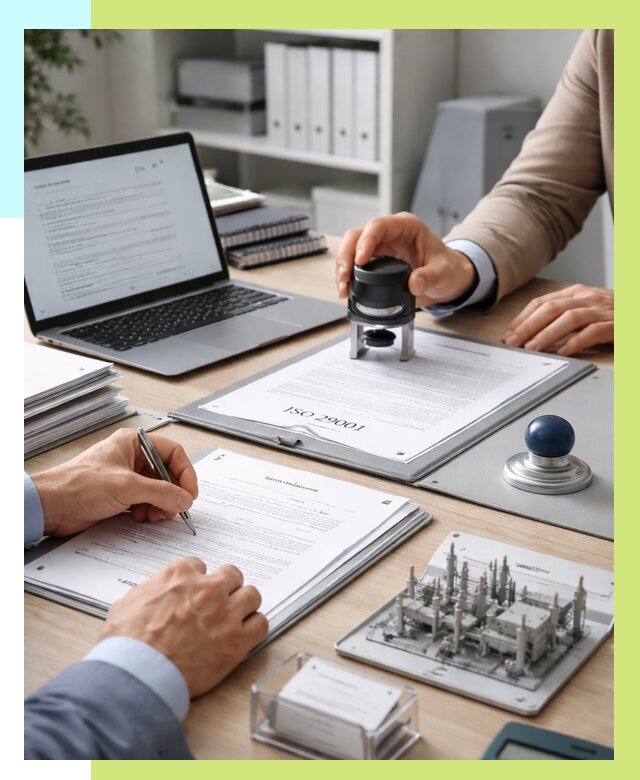 Сертификат ISO 29001 в Комсомольске-на-Амуре под ключ от 76530 р. | Алешин-Кмс