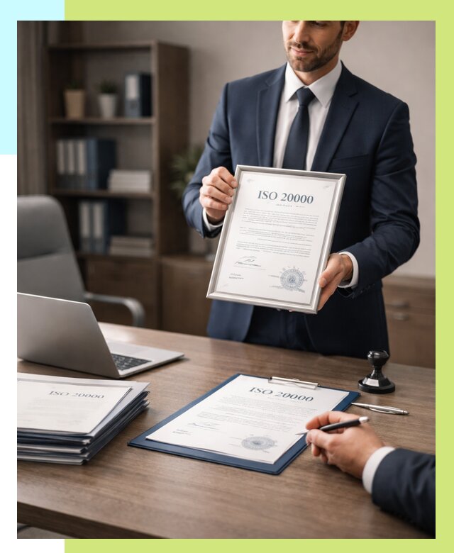 Сертификат ISO 20000 в Комсомольске-на-Амуре под ключ от 122448 р., Алешин-Кмс